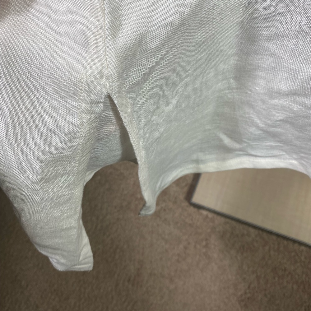 Linen  Single Button Kimono - Picture 5 of 6